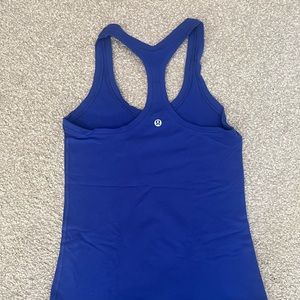 Lululemon royal blue racer back tank